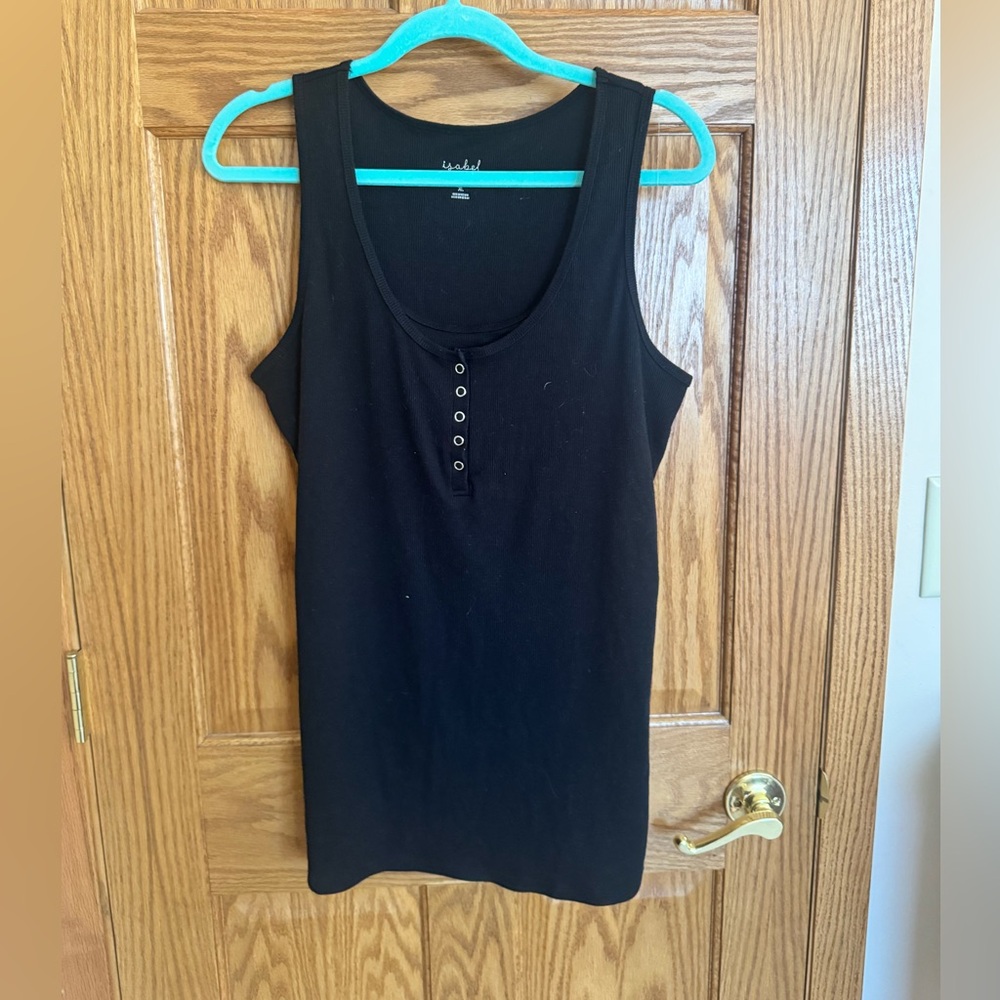 Isabel Maternity by Ingrid & Isabel Black Nursing Tank Top